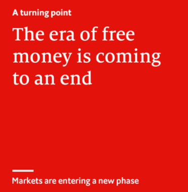 Era of free money ends